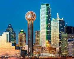 Dallas World Cup 2026 host city skyline