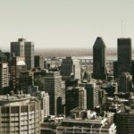 Montreal city skyline
