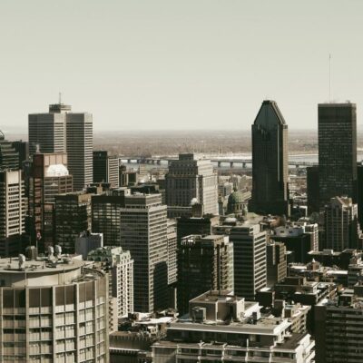 Montreal city skyline